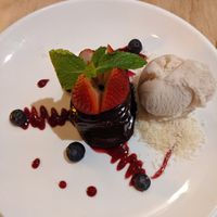 Chocolate Ganche at Blossom Restaurant on Columbus in New York City