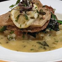 Seitan picatta at Blossom Restaurant on Columbus in New York City