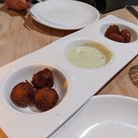 Cape cod cakes at Blossom Restaurant on Columbus in New York City