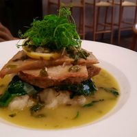 Seitan piccata at Blossom Restaurant on Columbus in New York City