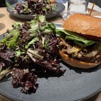 Blossom burgerrs  at Blossom Restaurant on Columbus in New York City