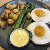 Tofu Benedict  at Blossom Restaurant on Columbus in New York City