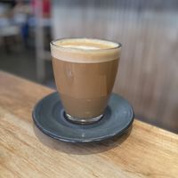 Latte ☕️   at Blossom Restaurant on Columbus in New York City