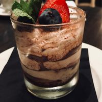 Vegan Tiramisu at Blossom Restaurant on Columbus in New York City