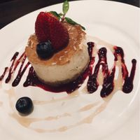 Vegan cheesecake at Blossom Restaurant on Columbus in New York City
