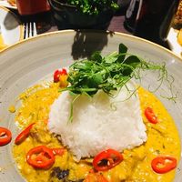 Coconut curry at The Plough Inn in Dartford