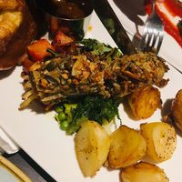 Veggie nut roast at The Plough Inn in Dartford