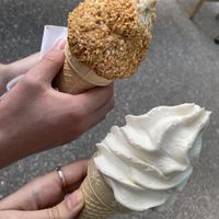 Vegan softicecream💜 at De Eekhoorn in Rotterdam