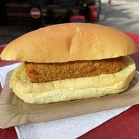 Croquette on a bun  at De Eekhoorn in Rotterdam