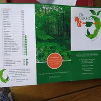 Menu, part 1 at De Eekhoorn in Rotterdam