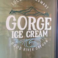 Door front. at Gorge Ice Cream in Hood River