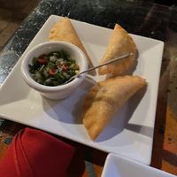 Vegan Empanadas - so delicious  at La Terrazza in Little Rock