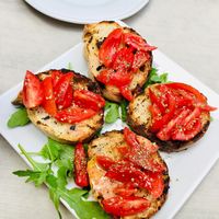 Vegan Bruschetta  at Il Ruttino in Sorrento
