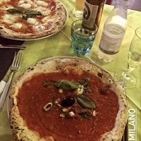 Vegan marinara pizza at Pizza AM  in Milan