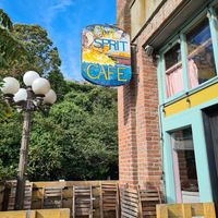 Outside at Owl Sprit in Port Townsend