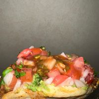 Inside my arepa   at Maiz Colombian Street Food in Portland