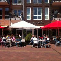front outside, terrace at Wierenga in Castricum
