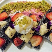 Waffles at Muharam Cafe in Hawthorn