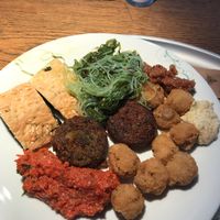 Mushrooms, Wakame Salad, Tartar at Tibits - Seefeldstrasse in Zurich