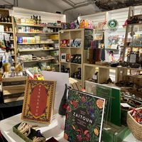 Inside the shop #Veganuary at One World Shop in Edinburgh