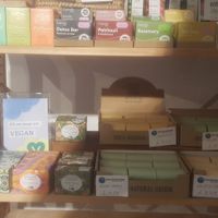 Bathroom products at One World Shop in Edinburgh