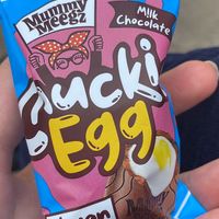 Vegan crème egg   at One World Shop in Edinburgh