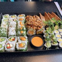 Vegan platter at Tokyo Sushi in Reykjavik