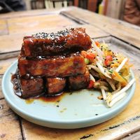 Teriyaki Tofu Bites at Love Shack in East London