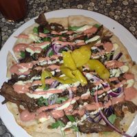 Flatbread at Love Shack in East London