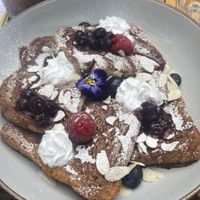 French toastt  at Love Shack in East London