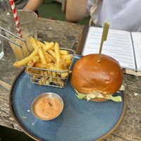 Beyond burger  at Love Shack in East London