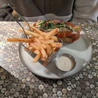 Lobster roll at Love Shack in East London