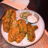Oyster mushroom wings  at Love Shack in East London