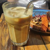 Brunch with golden milk at Love Shack in East London