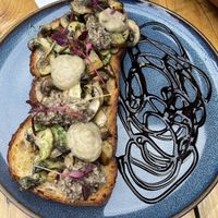 Mushroom toast   at Love Shack in East London