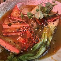 Probably best tofu I’ve ever had in 17 years of veggie life. This Lamen will be in my erotic dreams for a while.  at Love Shack in East London