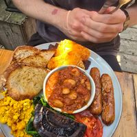 Full english at Love Shack in East London