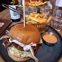 Chi’kn burger  at Love Shack in East London