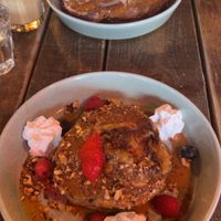 Amazing pancakes  at Love Shack in East London