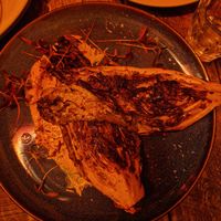 Charred cabbage at Love Shack in East London