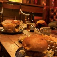 Beyond burger  at Love Shack in East London