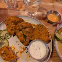 Crispy Oyster Mushroom 🍄 Wings at Love Shack in East London