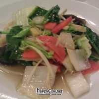 Veggie dish - boring :( at Nova Kitchen - MBK in Bangkok