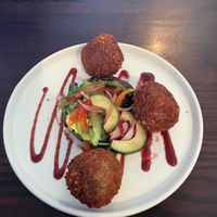mushroom bonbons   at Helgi's in Orkney Islands