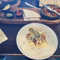 fajitas   at Helgi's in Orkney Islands
