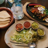 Fajitas veganas at Chumbos in Schweinfurt