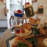 Vegan afternoon tea at Teashop By The Canal in Newbury