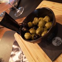 Olives not completely clear if vegan at Mister Spaghetti in Bruges