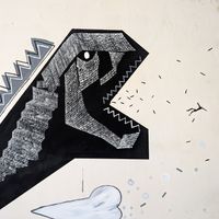 Wall Art at Green's Baby in Matsue