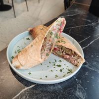 Ali vegan at Ali's Lebanese Incredible Sandwiches in The Hague